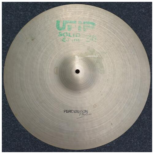 UFIP 18" Solid Ride 86 Crash Cymbal - Percussion Plus - 2nd Hand
