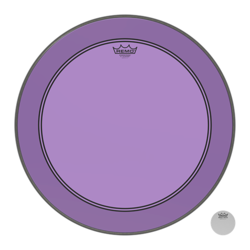 Remo Powerstroke 3 Colortone Purple Bass Drum Heads