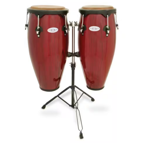 Toca Synergy 10" + 11" Congas in red