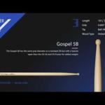 Video thumbnail 0 - Vater Gospel Fusion Wood Tip Drumsticks