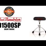 Video thumbnail 0 - Pearl D-1500SP Roadster Multi-Core Donut Drum Throne w/ Shock Absorption